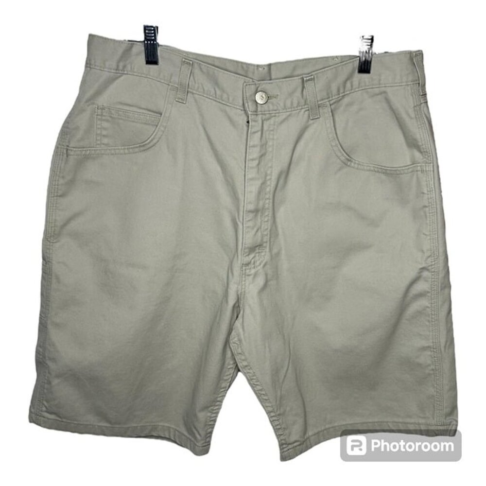 Wrangler Hero Originals Beige Jean 5 Pocket Shorts Size 36